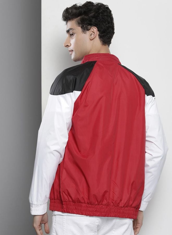 The Indian Garage Co Men Regular Fit Printed Round Neck Long Sleeves Windcheater - Image 2