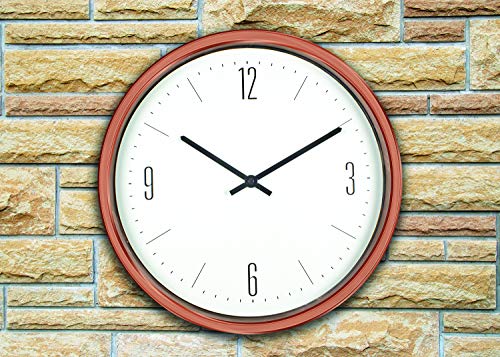 Poolmaster 52542 16-Inch Indoor or Outdoor Contemporary Clock, Bronze - Image 3