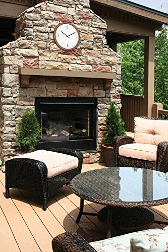 Poolmaster 52542 16-Inch Indoor or Outdoor Contemporary Clock, Bronze - Image 2