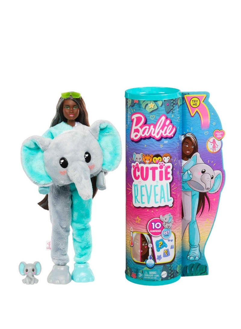 Barbie Cutie Reveal Elephant Doll - Image 1