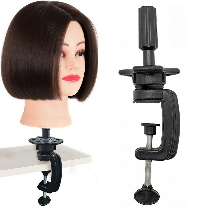 M'AYCREATE MAYCREATE® Wig Mannequin Head Stand, Desk Mount Mannequin Head Stand, Adjustable Table Mannequin Mount Holder for Styling and Display - Image 1