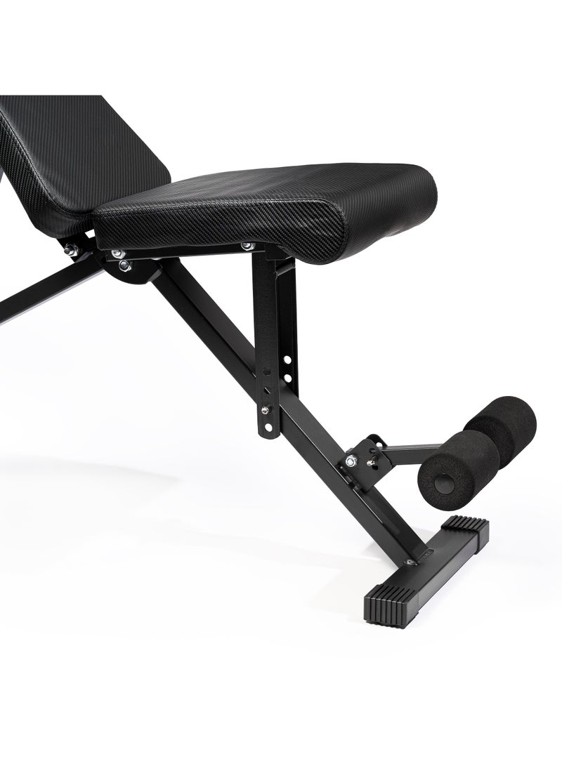COMMANDO Foldable Multi-Position Workout Bench - Supports 200kg, Easy Storage - Image 3