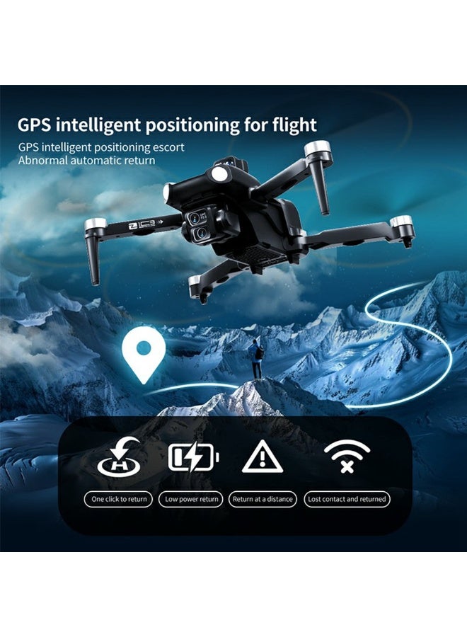 تايجر Z103 GPS Drone with Dual Camera, Laser Obstacle Avoidance, 4.5 Inch Screen Controller, Foldable Quadcopter, HD Aerial Photography, Real Time FPV, Optical Flow Positioning, One Key Return, Beginner Friendly - Image 3