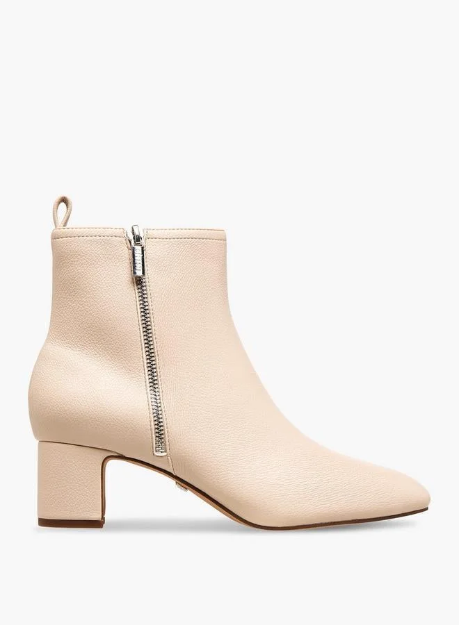 Celeste Women's Textured Block Heel Ankle Boots