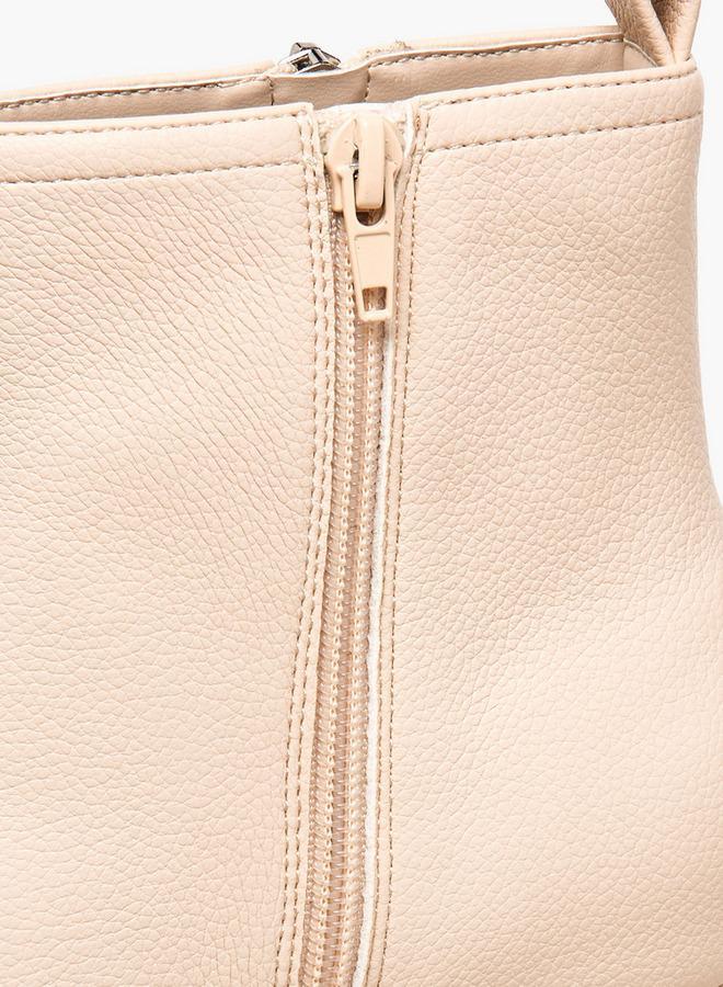 سيليست بوت نسائي بكعب عريض بنقوش للكاحل - Image 4