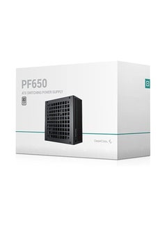 Deep cool Deepcool PF650D 80 Plus Standard Power Supply , Black | R-PF650D-HA0B-UK  - Image 1