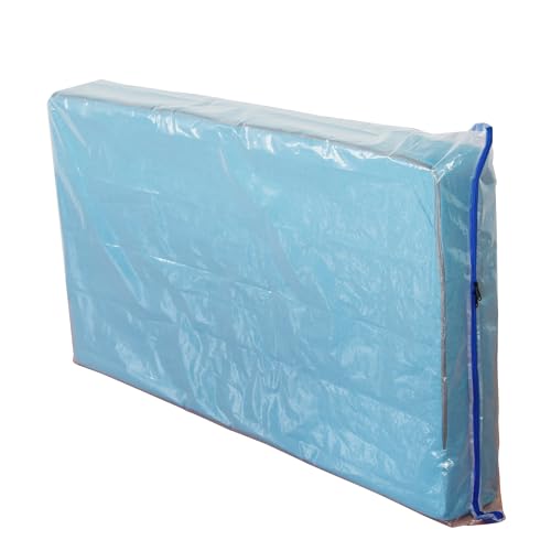 JUNESHE Crib Mattress Storage Bag with Zipper 4 Mil Plastic Waterproof Crib Mattress Bag for Moving and Storage