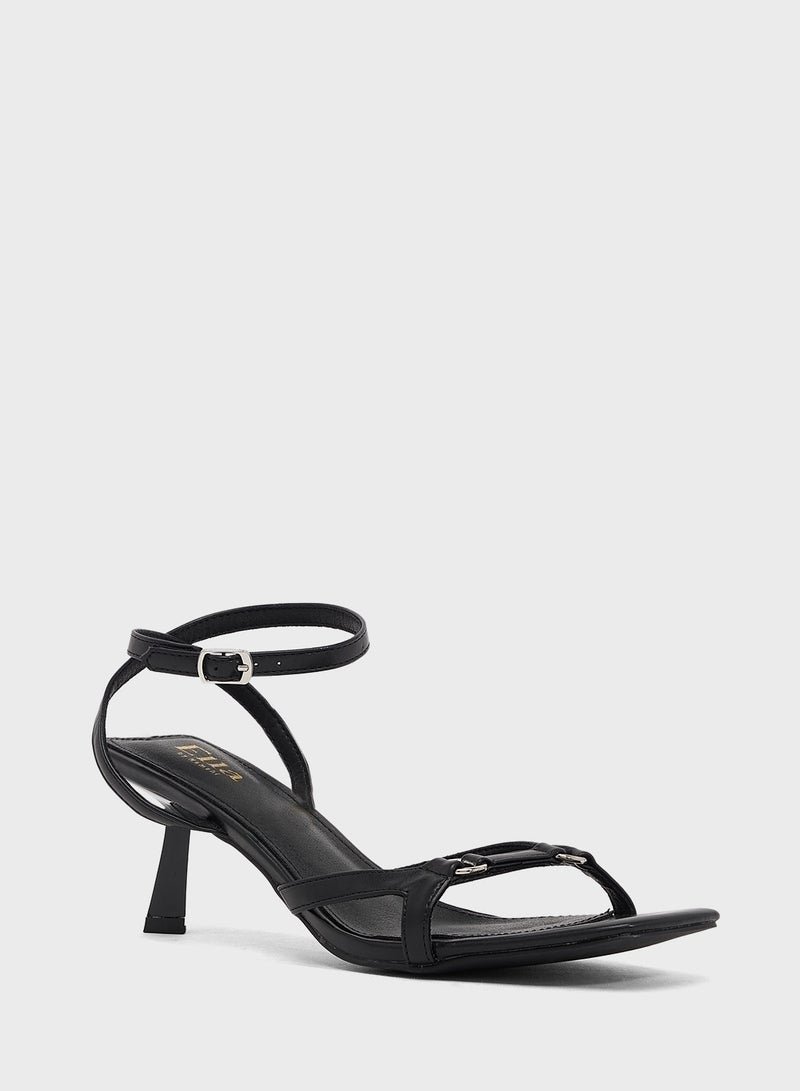 ELLA High Heel Sandal With Ankle Strap - Image 2