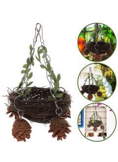 Y&D Natural Rattan Bird Nest, Large Hanging Nest Made from Tree Vine  - Image 4
