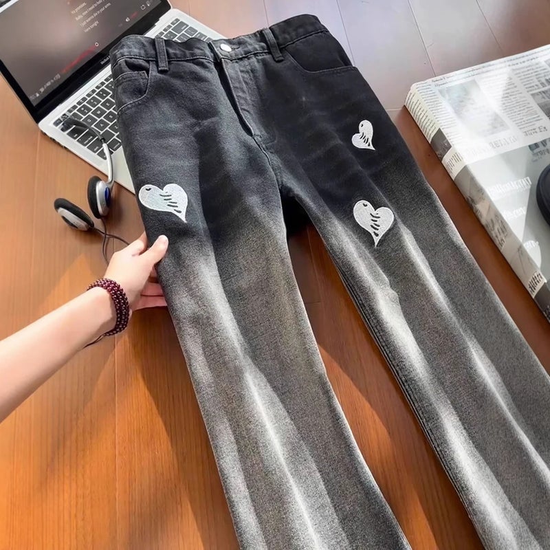 Unisex Classic Denim Jeans Loose Fit Daily Outdoor Wear - Image 4