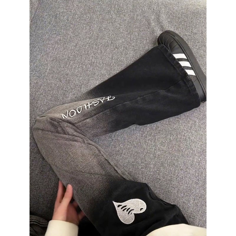 Unisex Classic Denim Jeans Loose Fit Daily Outdoor Wear - Image 1