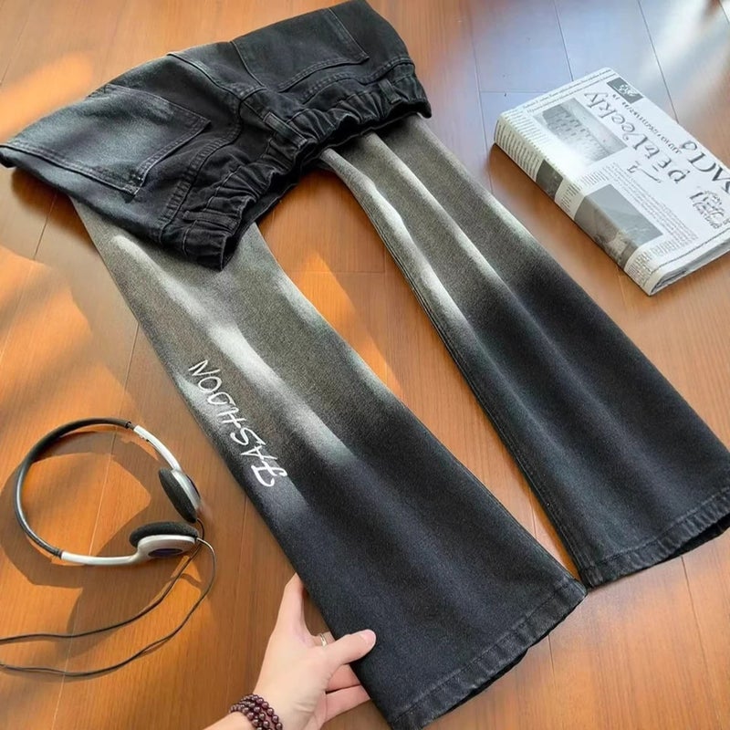 Unisex Classic Denim Jeans Loose Fit Daily Outdoor Wear - Image 5