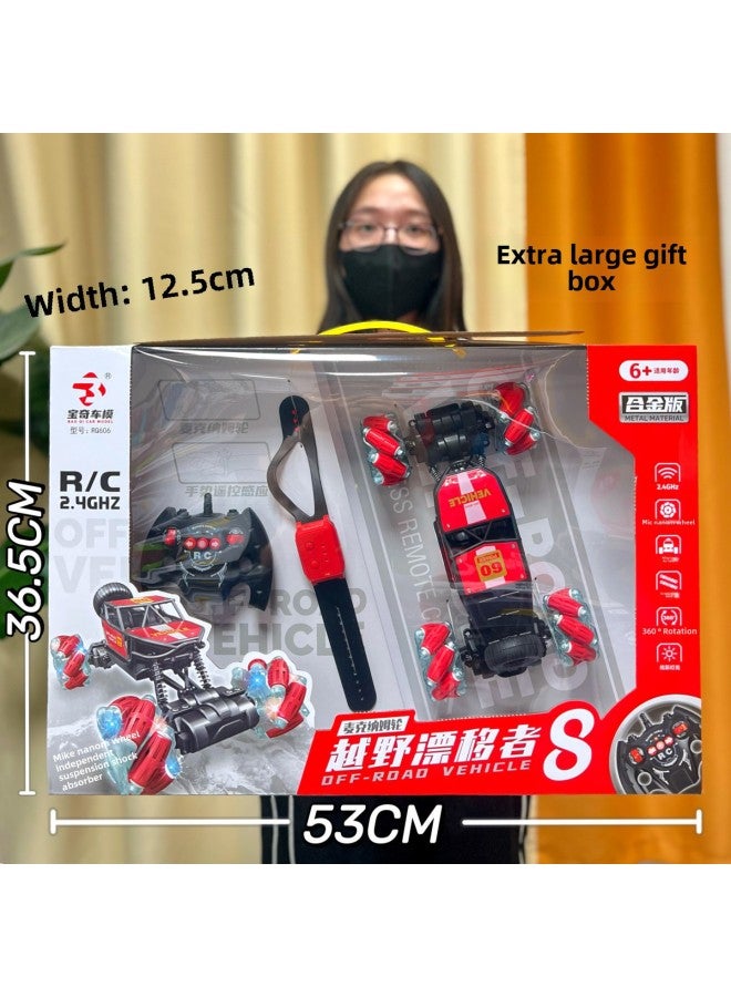 Boy Toy Remote Control Car Racing 2.4G Climbing Off-road Vehicle Toy Model Four Channel Remote Control Car Toy-Color:911-670 Excavator - Image 1