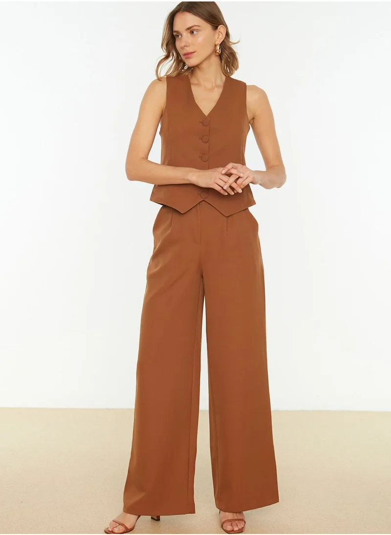 trendyol Wide Leg Knitted Pants