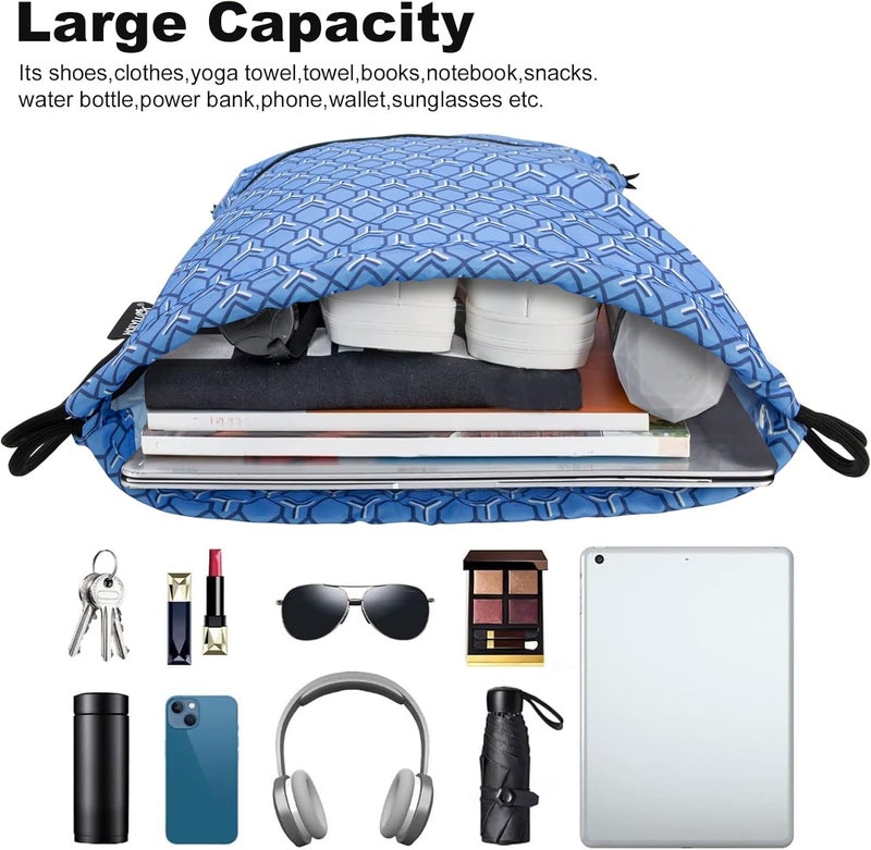 HOLYLUCK Drawstring Backpack Bag Sport Gym Sackpack - Image 5