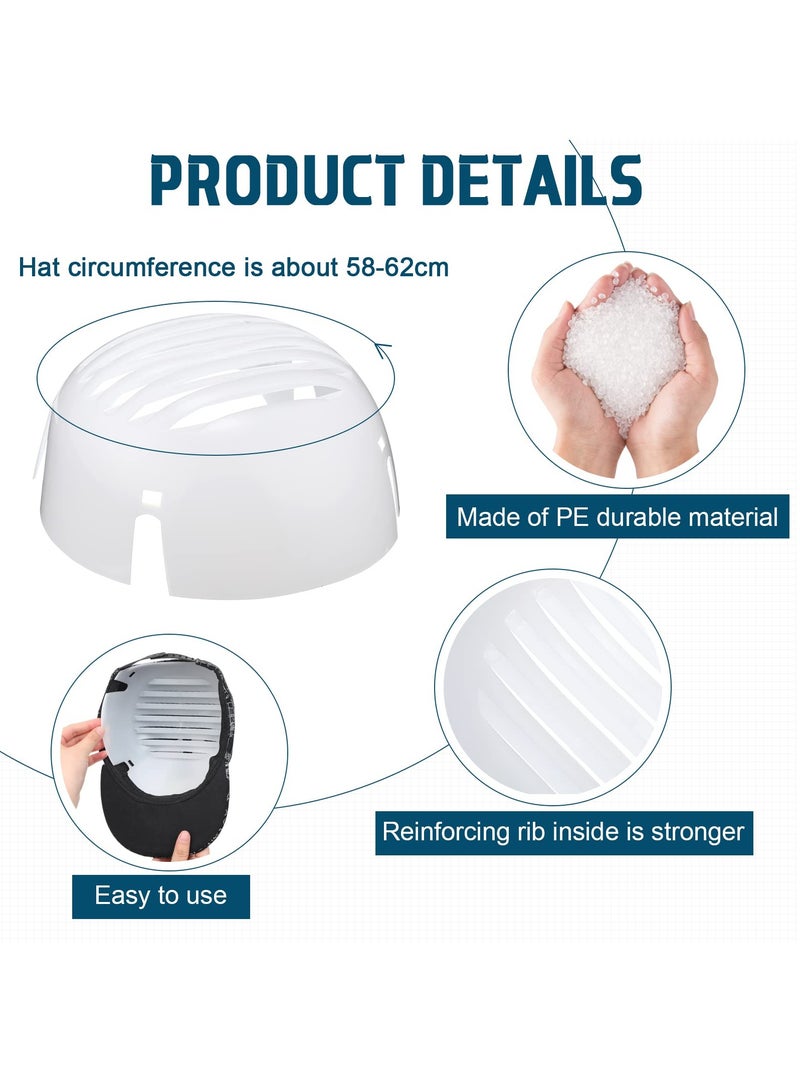 SYOSI Universal Bump Cap Insert 3 Pcs Baseball Bump Cap Insert Bump Cap Insert Safety Bump Cap PE Lined Bumper Hat Insert for Baseball Caps Hard Hat Insert Lightweight Fit for Most Baseball Hat - Image 2