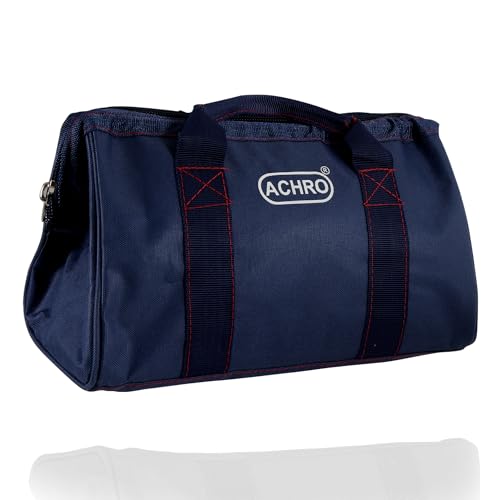 ACHRO 13 Inch Handy Multipurpose Portable Tool Storage Bag Water Resistant for Electrician Plumber Technician Garage Work Nylon Material Color Royal Blue (For All Your DIY Work And Daily Needs) - Image 1