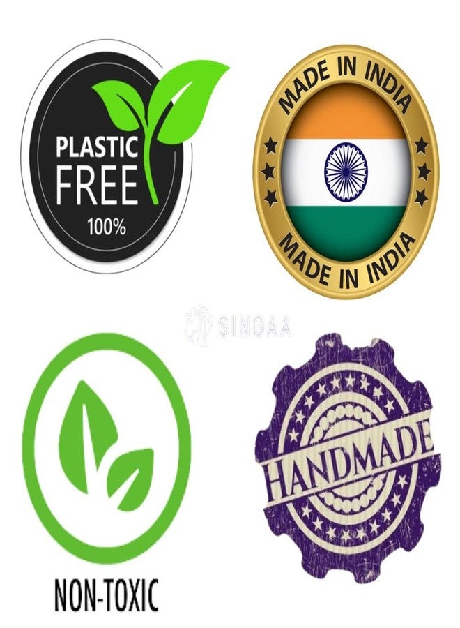 SINGAA لعبة سينغا الخشبية للتوازن بالكرة والكأس | لعبة مهارة التقاط الكرة - متعددة الألوان (17 سم) - Image 5