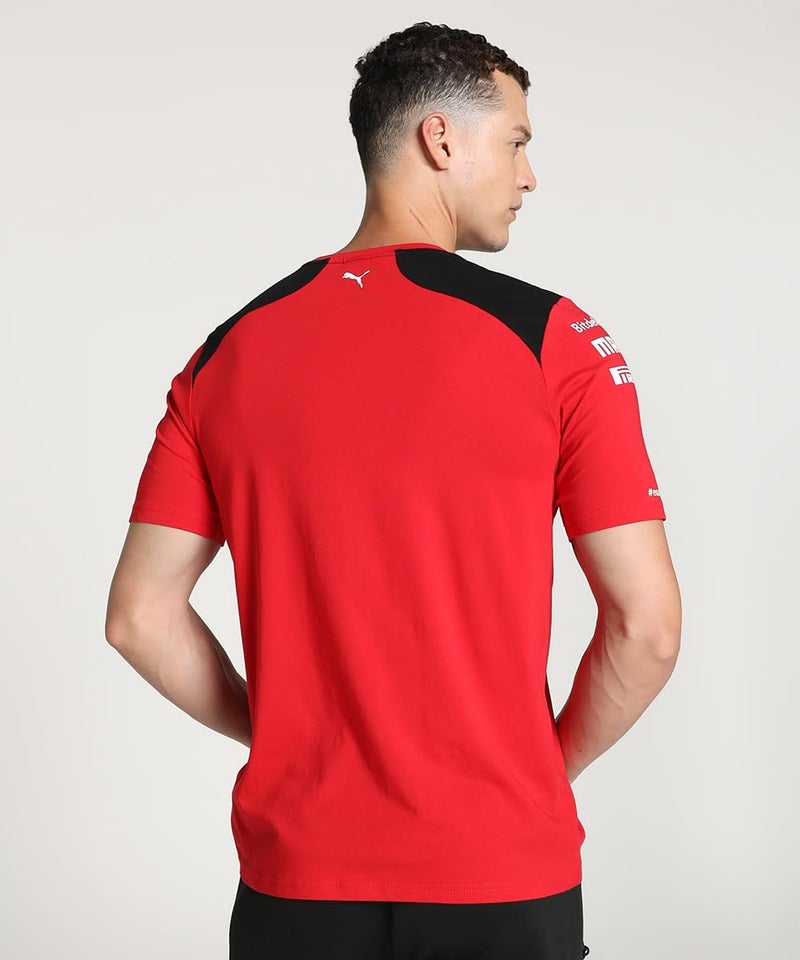 PUMA Scuderia Ferrari - 2023 Team T-Shirt - Men - Red - Size: L - Image 4