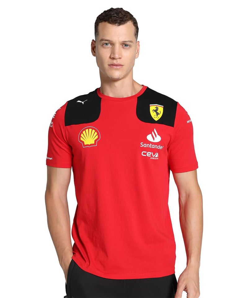 PUMA Scuderia Ferrari - 2023 Team T-Shirt - Men - Red - Size: L - Image 1