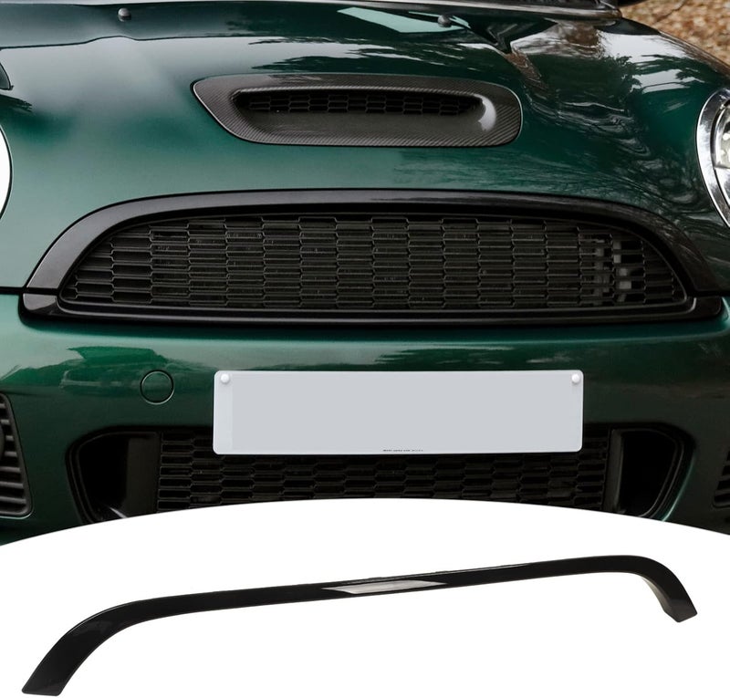 Drfeify Front Hood Trim, ABS for Hatchback R56, Tight Fit for Enhanced Aesthetics and Durability (Glossy Black) - Image 4