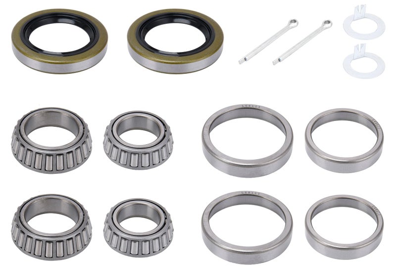 JOHAHTANG 2 Sets L68149 L44649 Trailer Axle Bearing Kit Boat Trailer Bearing Kit Fits for 138 to 1116 3500 Lbs Trailer Axle 1719 Grease Seal 101984 Spindle - Image 2