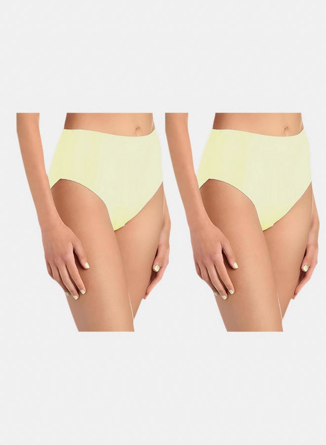 Dahab Cotton Set Of 2 Pieces Plain Brief For Women - Image 1