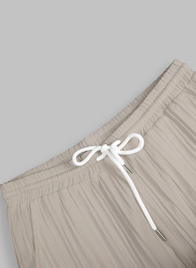 Take Two Men Beige Textured Shirt and Pants Co-Ords - Image 5