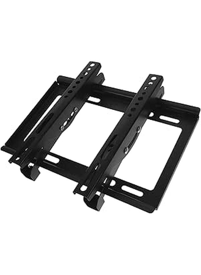 Universal TV Wall Mount Bracket Adjustable Tilt Swivel for 17 to 43 Inch Screens Easy Installation Black - Image 1