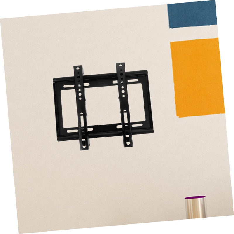 Universal TV Wall Mount Bracket Adjustable Tilt Swivel for 17 to 43 Inch Screens Easy Installation Black - Image 3