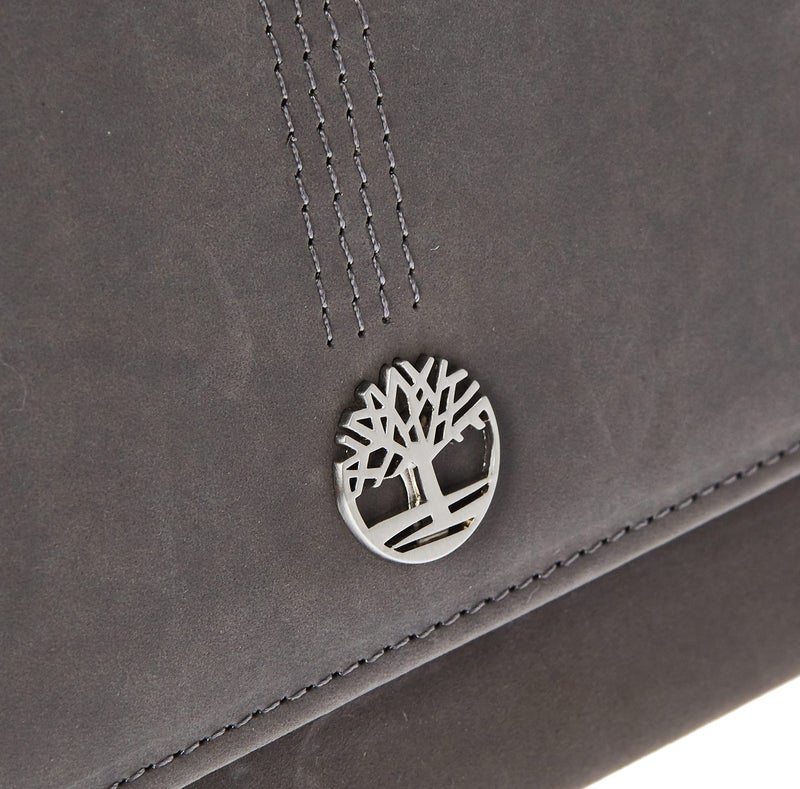 Timberland Women's Leather RFID Flap Wallet Clutch Organizer, Castlerock (Nubuck), One Size - Image 3