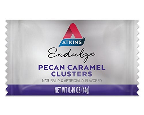 Atkins Pecan Caramel Clusters Dessert Favorite High in Fiber Low Carb 2g Sugar 60 Count - Image 5