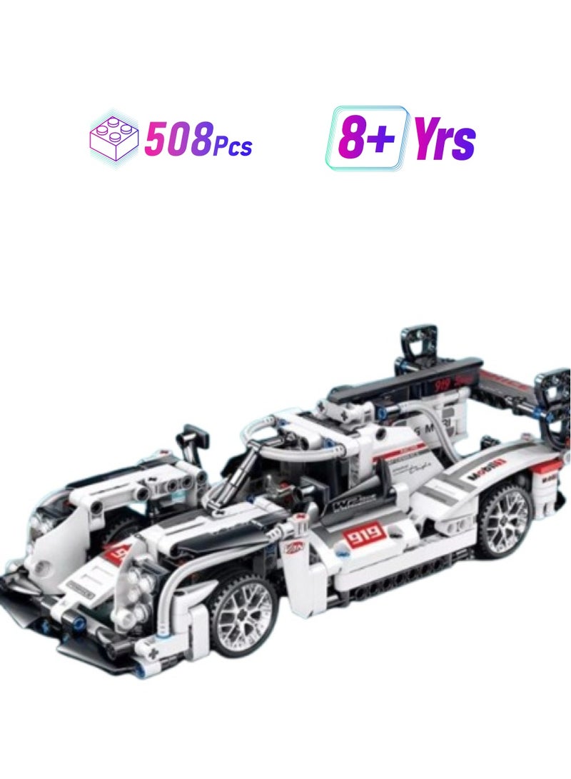 508 Pieces Racing Car Building Blocks Racing Car for Boys Assembled Toy Form for Collection Willpower Architecture Christmas. - Image 1