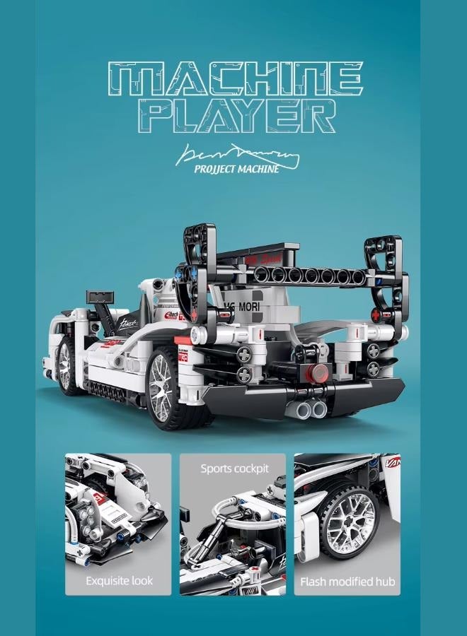 508 Pieces Racing Car Building Blocks Racing Car for Boys Assembled Toy Form for Collection Willpower Architecture Christmas. - Image 3