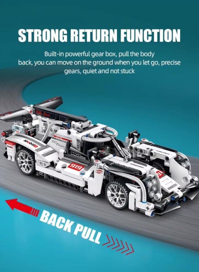 508 Pieces Racing Car Building Blocks Racing Car for Boys Assembled Toy Form for Collection Willpower Architecture Christmas. - Image 2