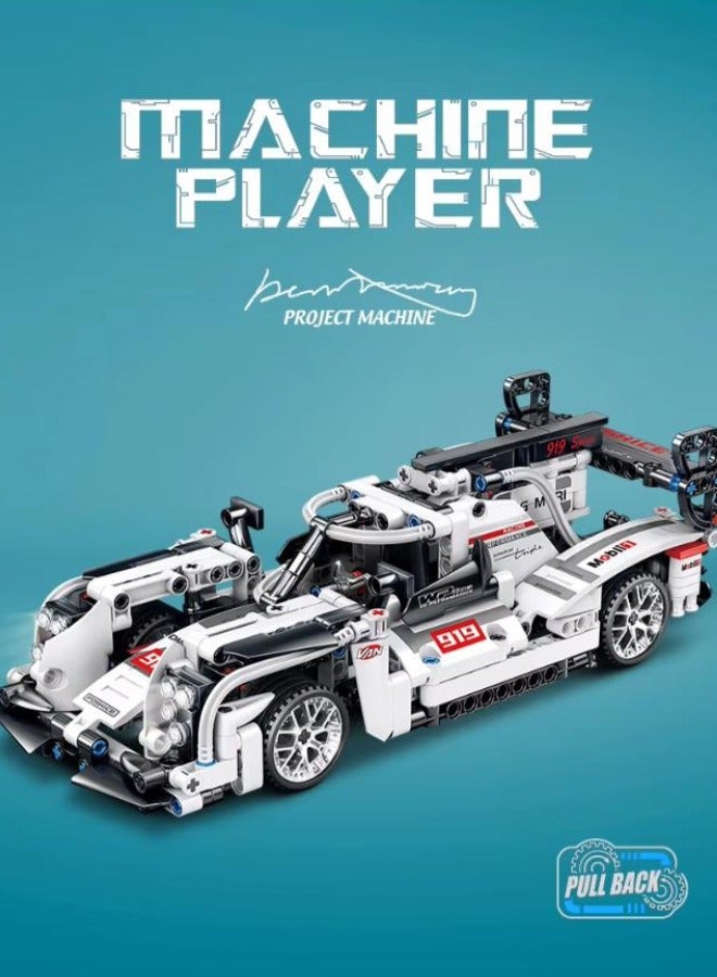 508 Pieces Racing Car Building Blocks Racing Car for Boys Assembled Toy Form for Collection Willpower Architecture Christmas. - Image 4