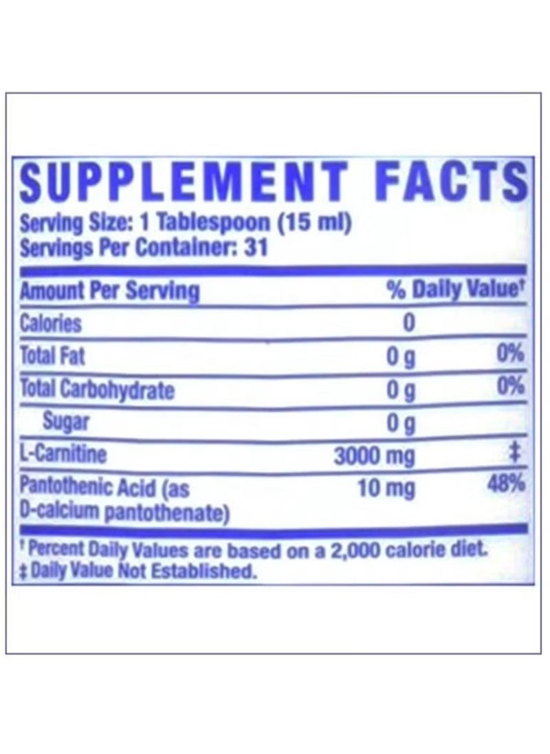 RONNIE COLEMAN RC L-Carnitine  3000 Grape 31 Servings  - Image 3