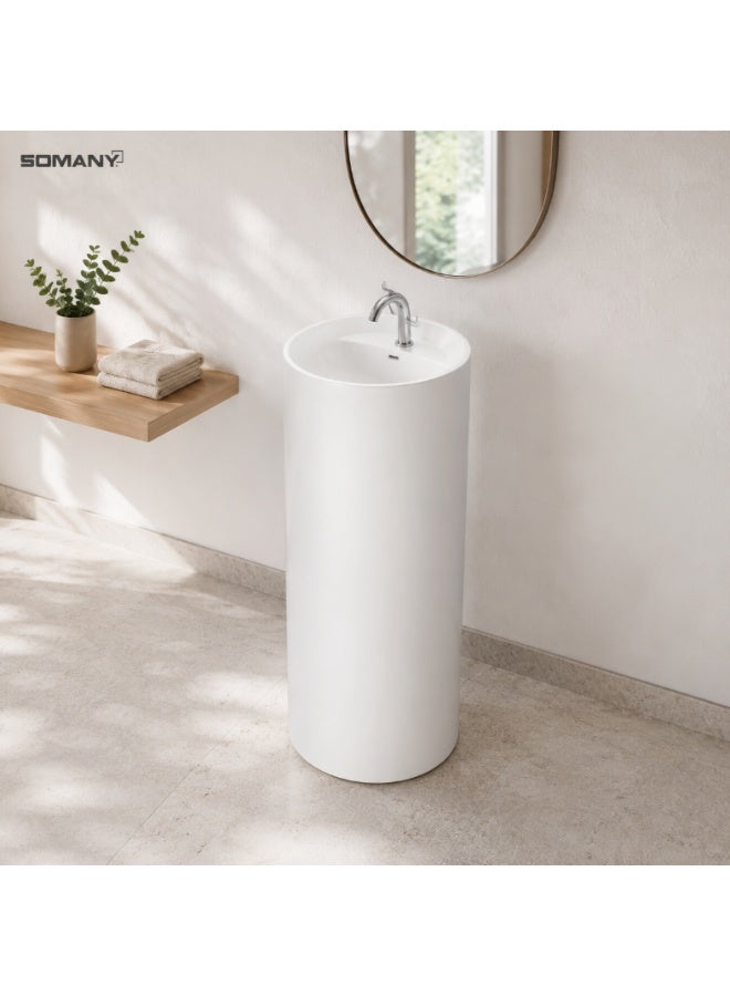 SOMANY Nordic One Piece Full Pedestal Basin - Image 2