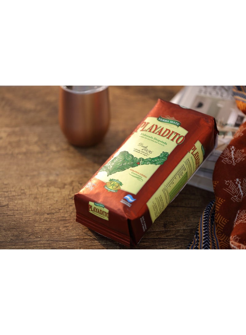 Playadito Despalada Yerba Mate Tea (Stemless / Pure Leaf) - Intense Flavor - 500g - Image 4