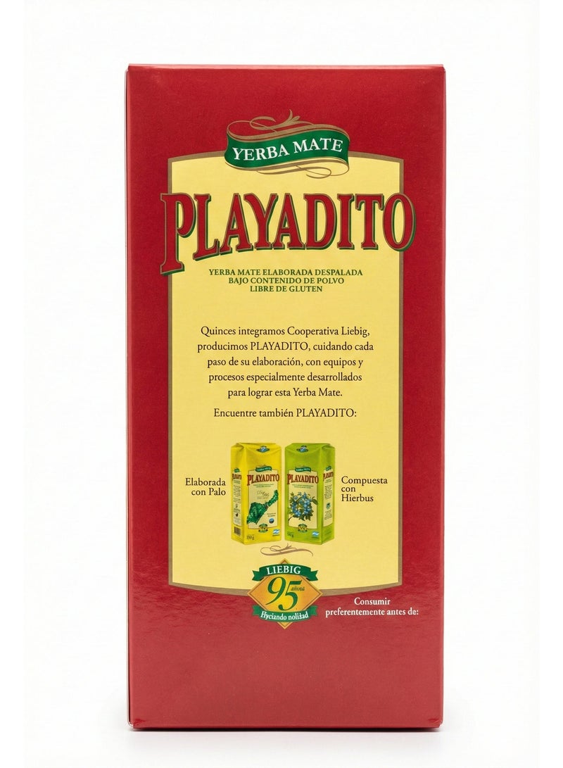 Playadito Despalada Yerba Mate Tea (Stemless / Pure Leaf) - Intense Flavor - 500g - Image 3