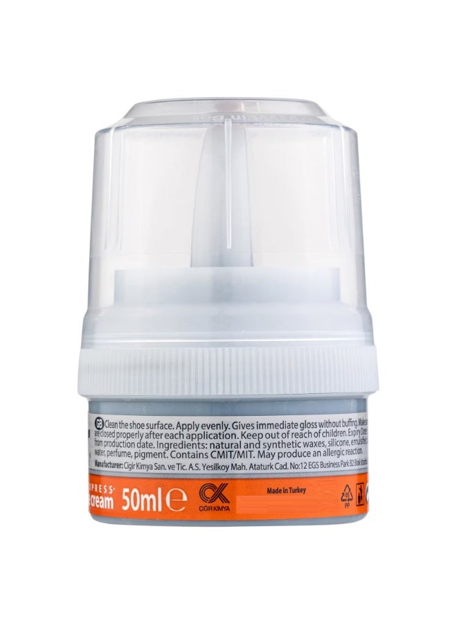Silver Express Shoe Cream Black 50 ML - Image 2
