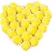 VAPKER 30 Pcs Cat Ball Toys Sparkle Balls Extra Large 2 Inch Cats Favorite Chase Glitter Ball Glitter Tinsel Pom Poms Balls Yellow Color - Image 3