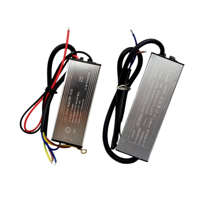 80W 2400mA LED Driver AC85 265V Waterproof Power Supply for Outdoor Floodlight DIY Lighting - Image 3