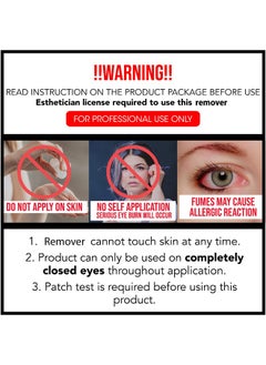 Lyon lash Pro Gentle Eyelash Extension Cream Remover 15G 0.51Fl. Oz Removes Lash Extension Glue Effectively Low Irritation For Sensitive Skin Essential Lash Extensions Supplies(Blueberry)  - Image 5