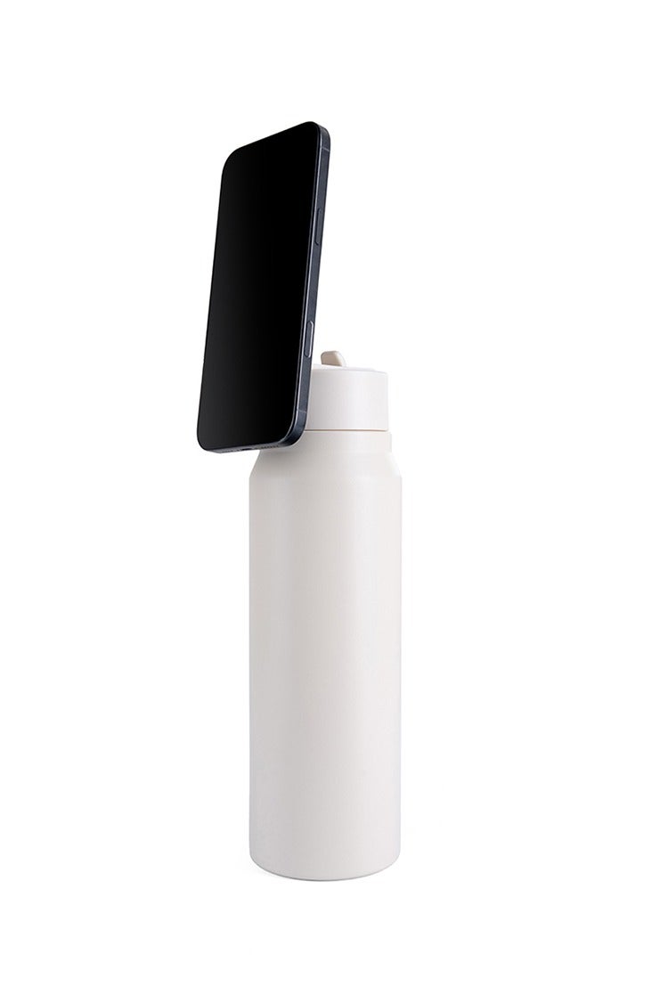 Tank Magnet, 1000ml, Cream, Stainless Steel Bottle, insulated, Leakproof - Image 3