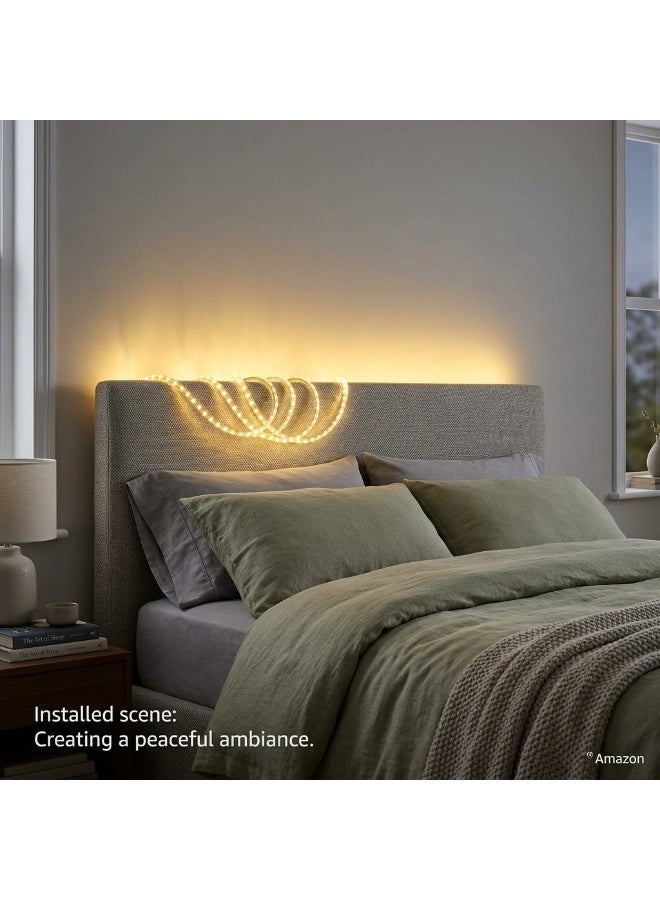 LED Strip Light, 3M Double Row, Warm White, with Integrated Power Plug - Image 3