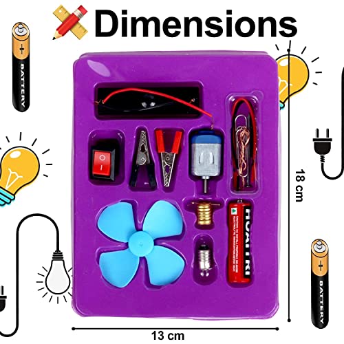 DEZIINE�Science School Projects Experiment Kits Fan Light Bulb Electric Circuit - Image 5