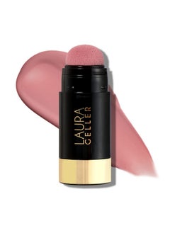 LAURA GELLER NEW YORK Serum Blush Tint, Lightweight Liquid Blush For Cheeks, Weightless Watercolor Sheer Finish, Practical Pink  - Image 2