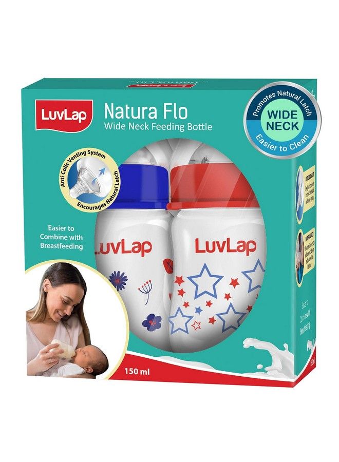 Luvlap زجاجة عطر N Flo W Neck F سعة 150 مل عبوة من قطعتين، زهور زرقاء داكنة؛ نجوم - Image 3