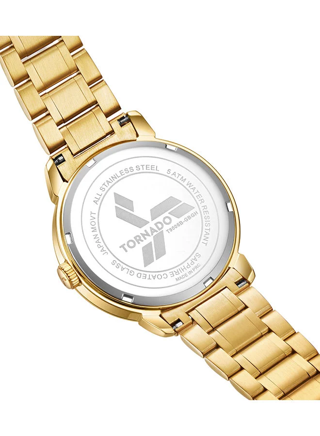 تورنيدو Men's Analog Sunray Green Dial Watch - T9006B-GBGH